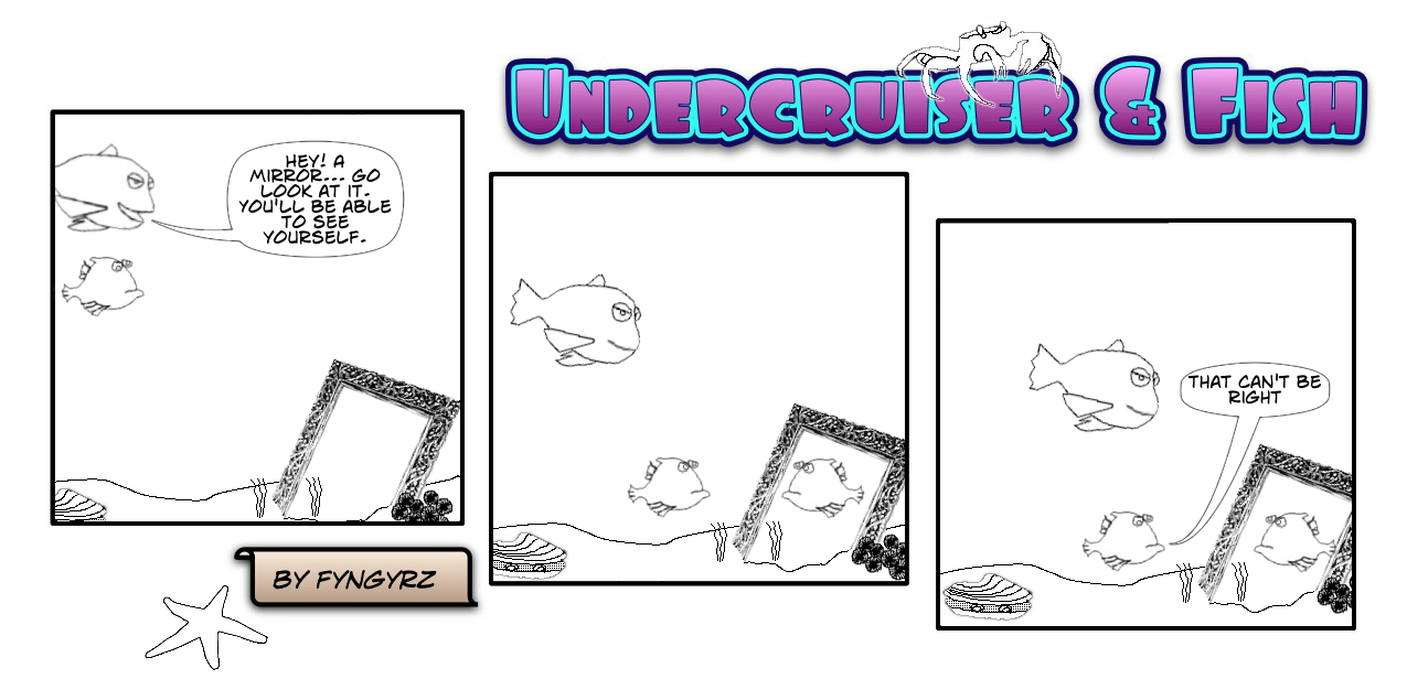 This is an image containing comic strip, a visual joke. Sorry.