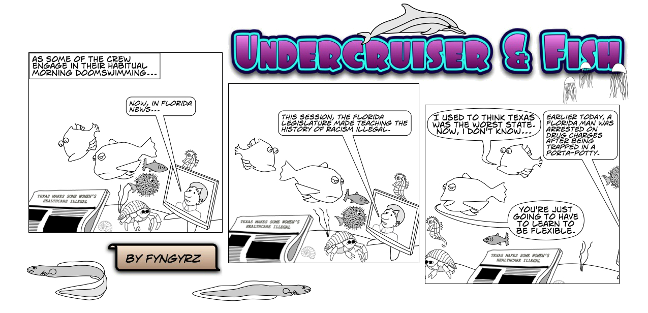 This is an image containing comic strip, a visual joke. Sorry.