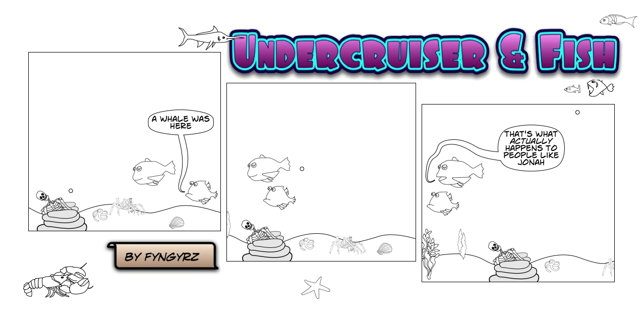 This is an image containing comic strip, a visual joke. Sorry.