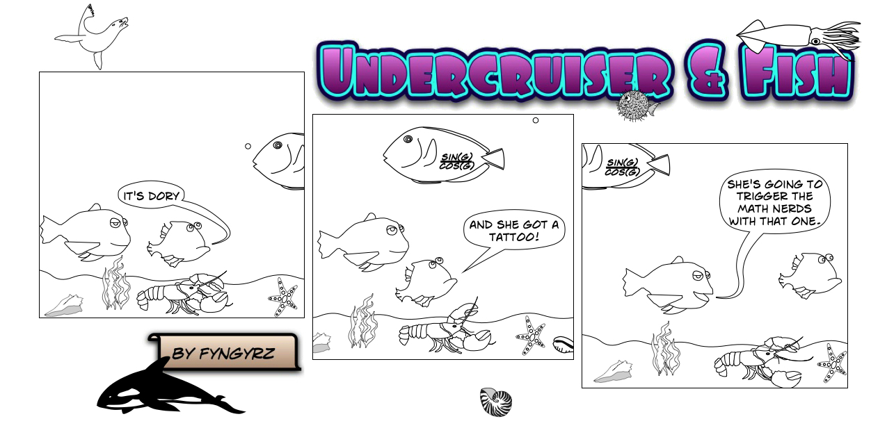 This is an image containing comic strip, a visual joke. Sorry.