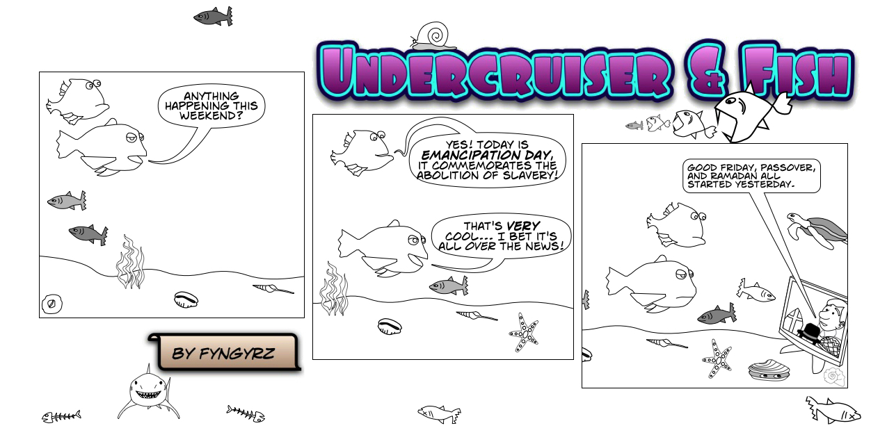 This is an image containing comic strip, a visual joke. Sorry.