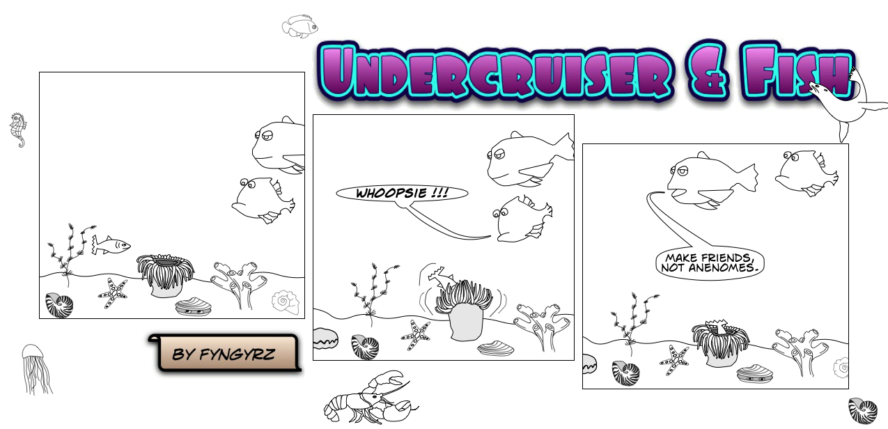 This is an image containing comic strip, a visual joke. Sorry.