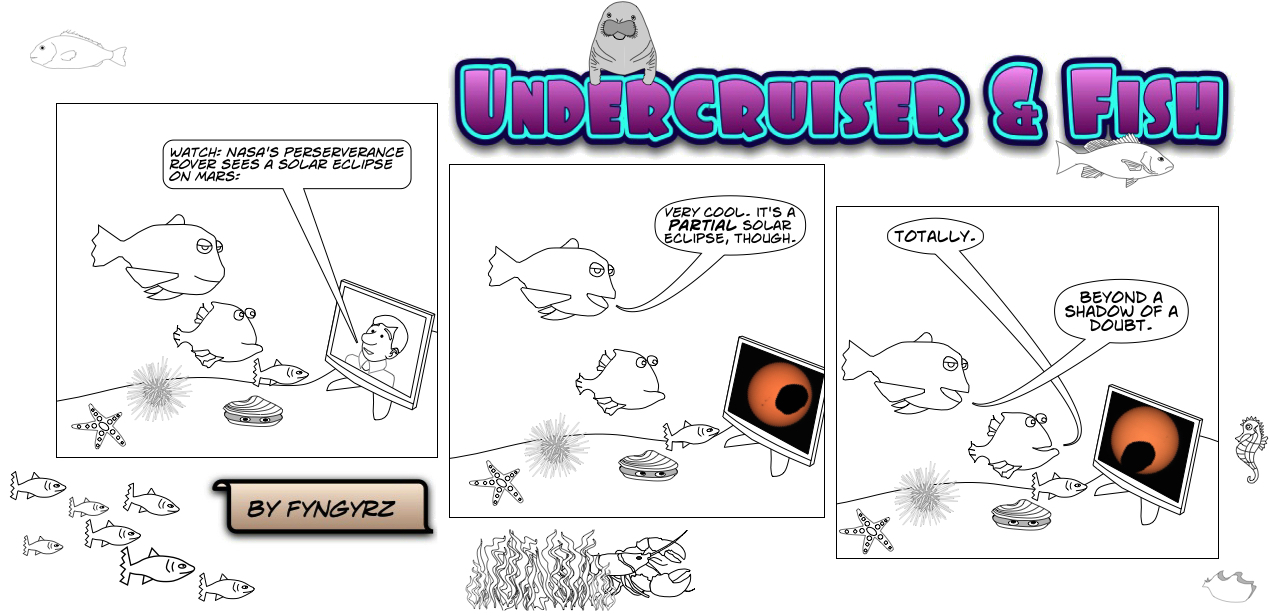 This is an image containing comic strip, a visual joke. Sorry.