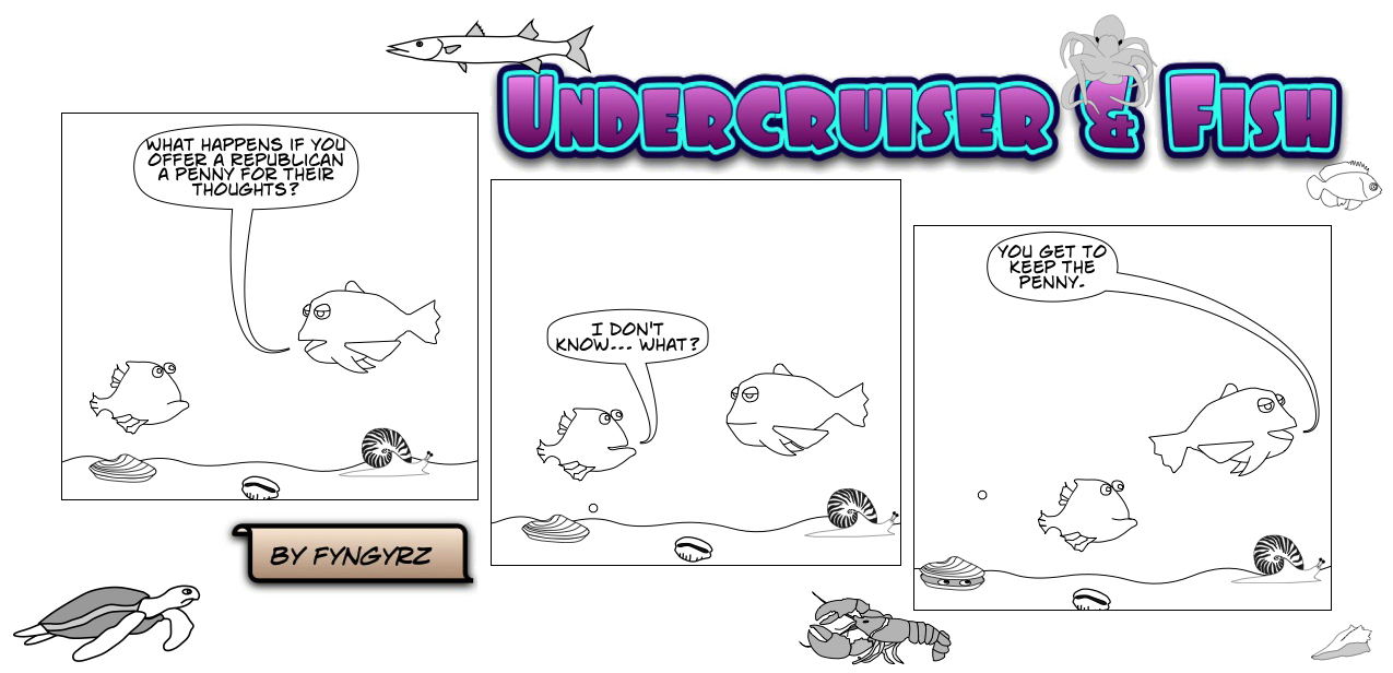 This is an image containing comic strip, a visual joke. Sorry.