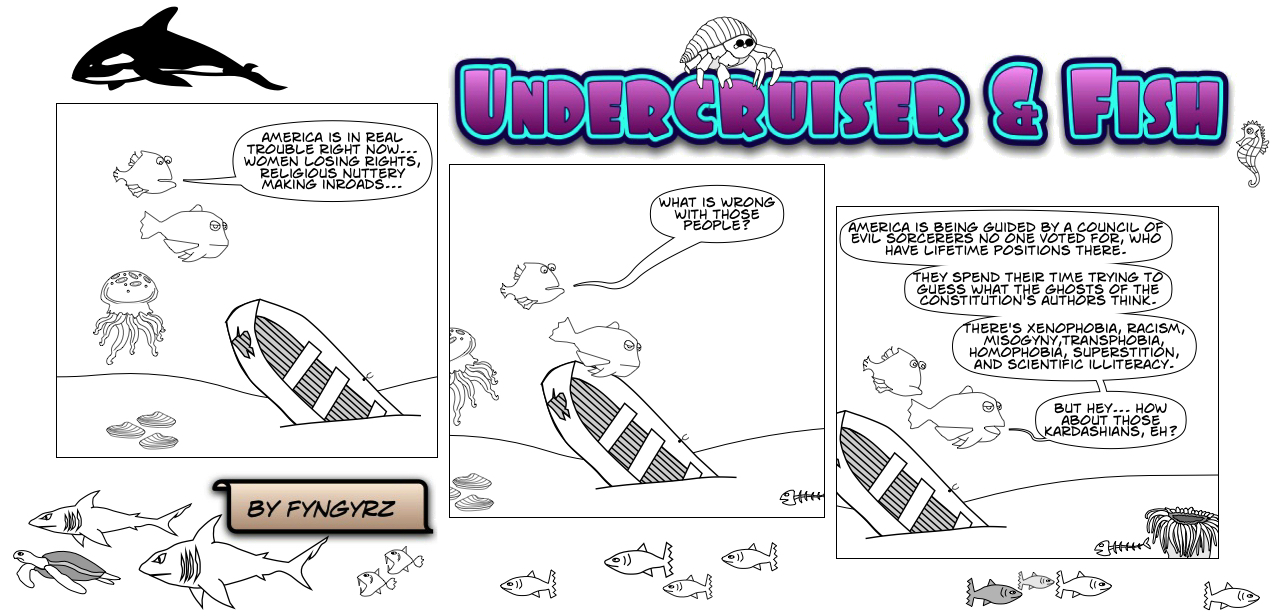 This is an image containing comic strip, a visual joke. Sorry.