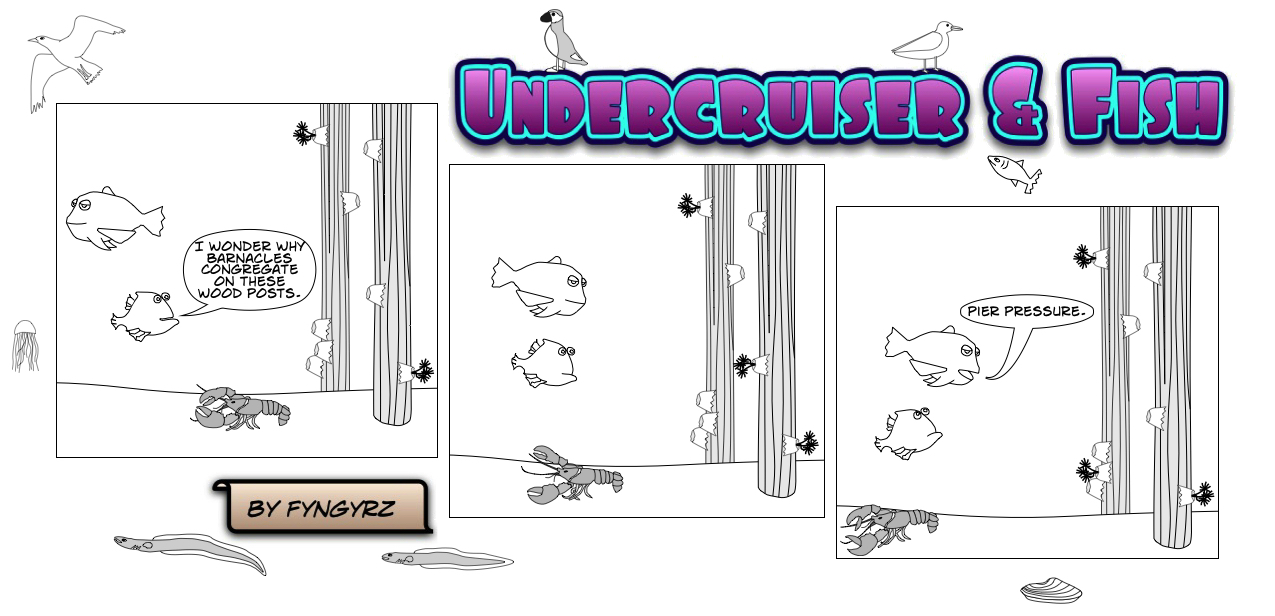 This is an image containing comic strip, a visual joke. Sorry.