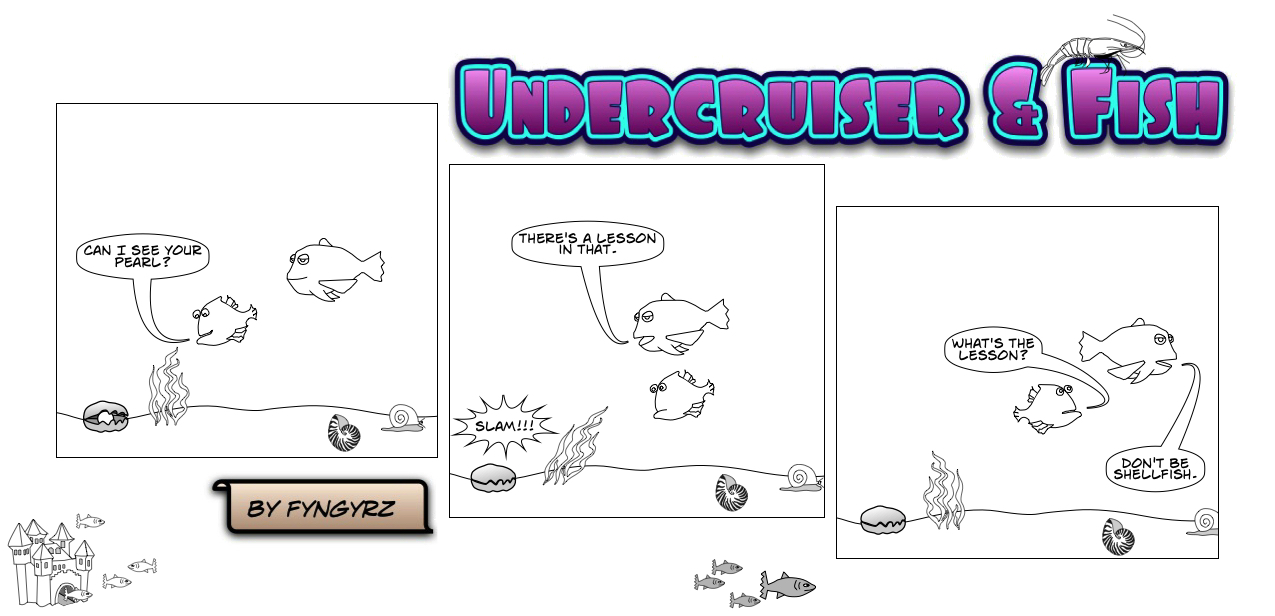 This is an image containing comic strip, a visual joke. Sorry.