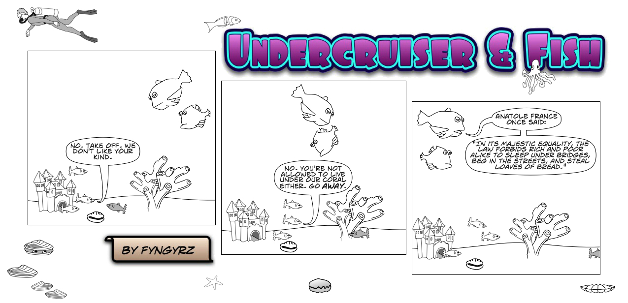 This is an image containing comic strip, a visual joke. Sorry.