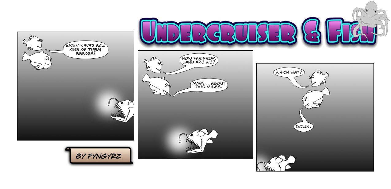 This is an image containing comic strip, a visual joke. Sorry.