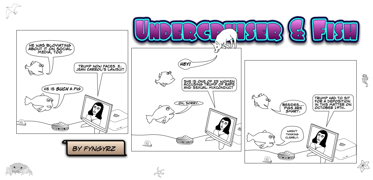 This is an image containing comic strip, a visual joke. Sorry.