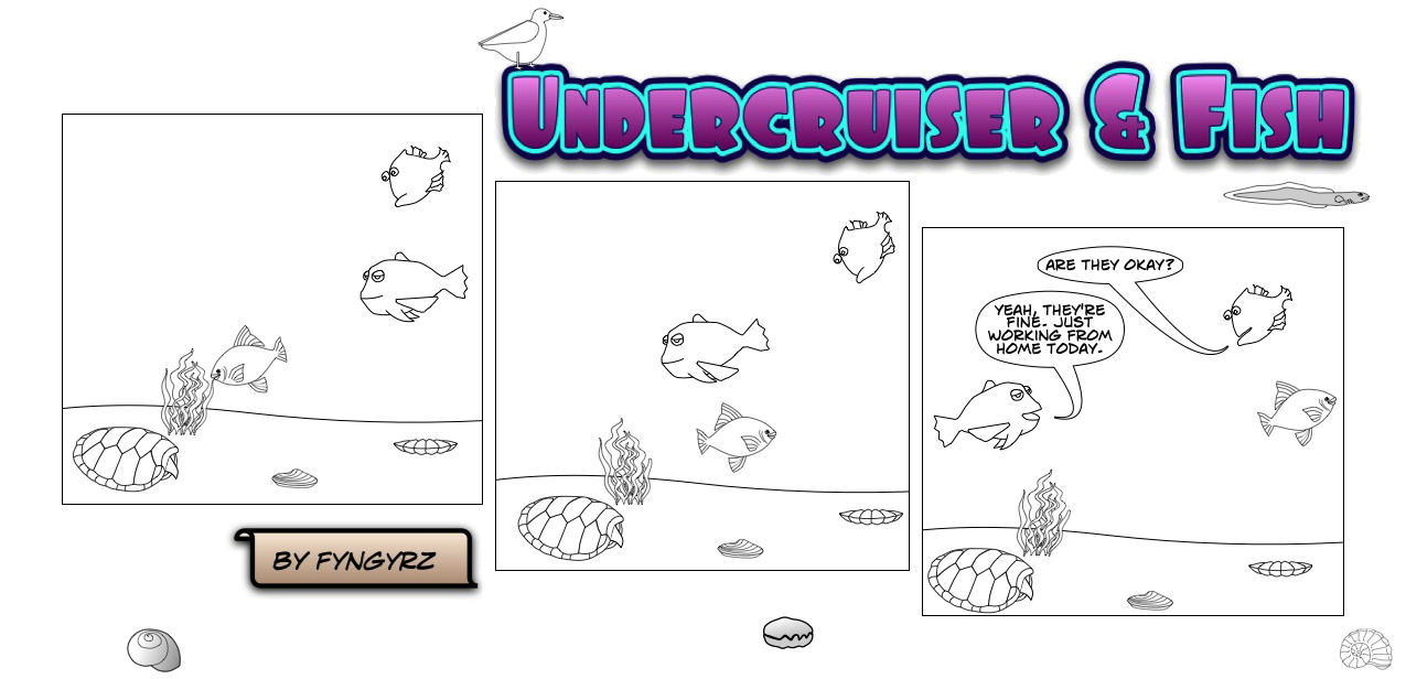 This is an image containing comic strip, a visual joke. Sorry.