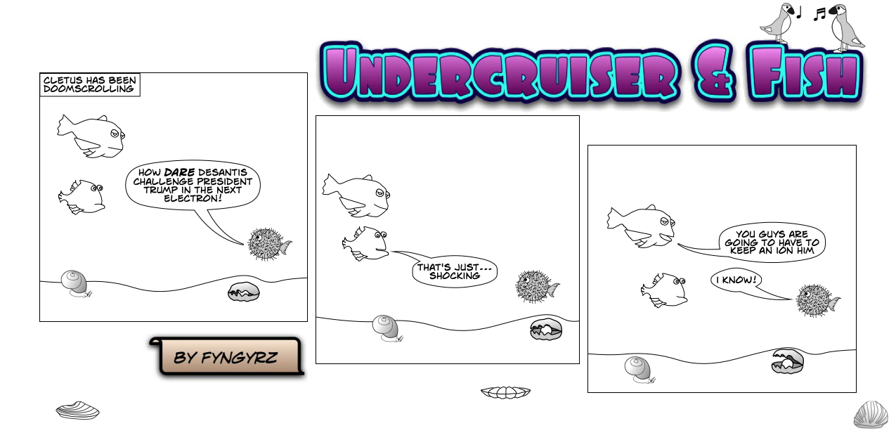 This is an image containing comic strip, a visual joke. Sorry.