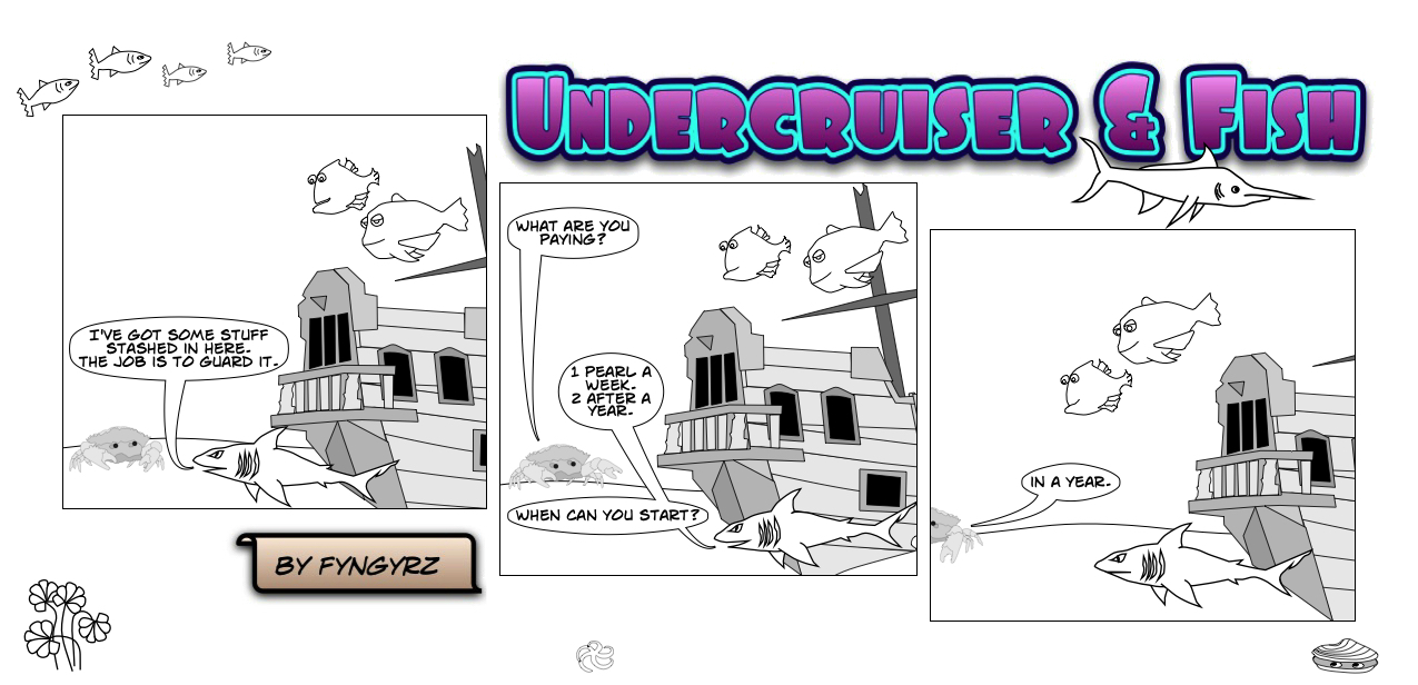 This is an image containing comic strip, a visual joke. Sorry.