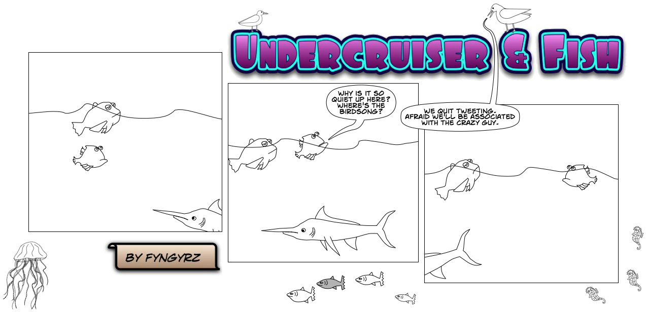 This is an image containing comic strip, a visual joke. Sorry.