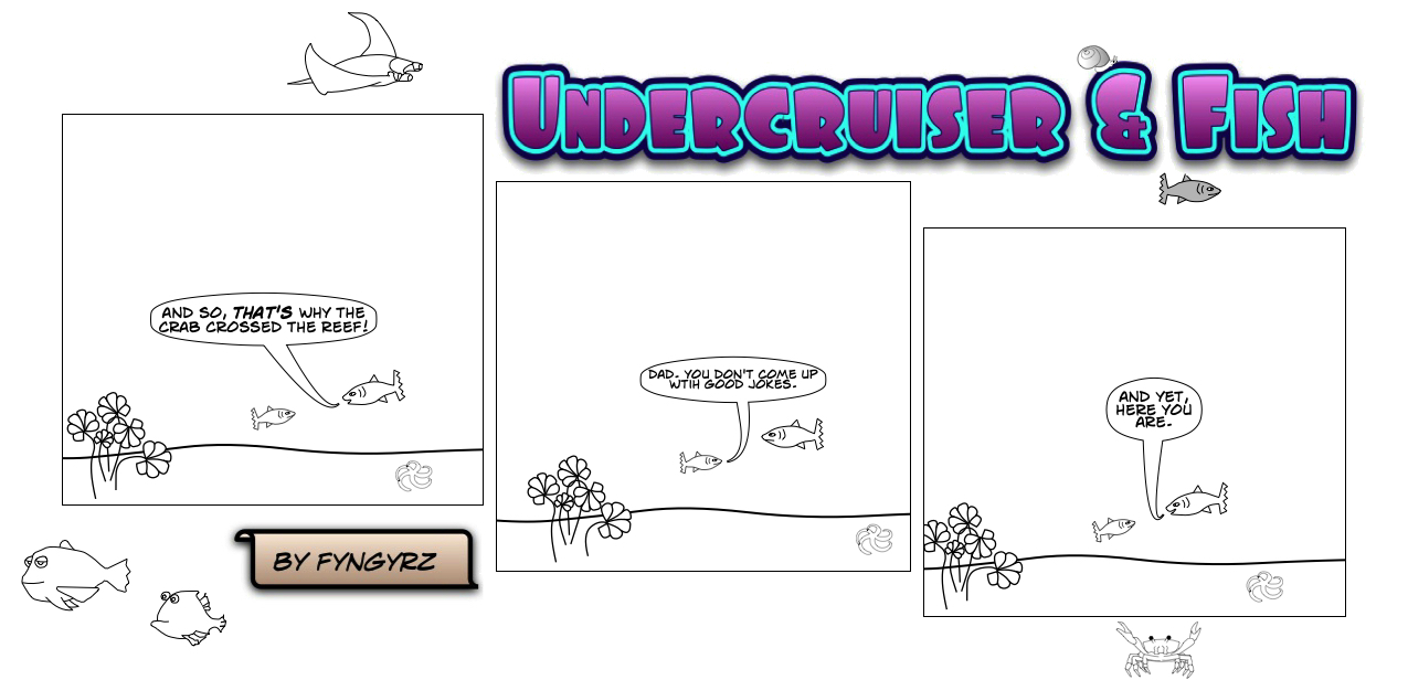 This is an image containing comic strip, a visual joke. Sorry.