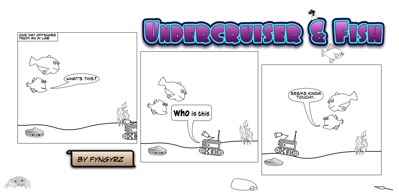 This is an image containing comic strip, a visual joke. Sorry.