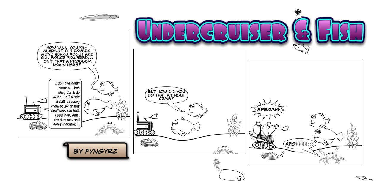 This is an image containing comic strip, a visual joke. Sorry.