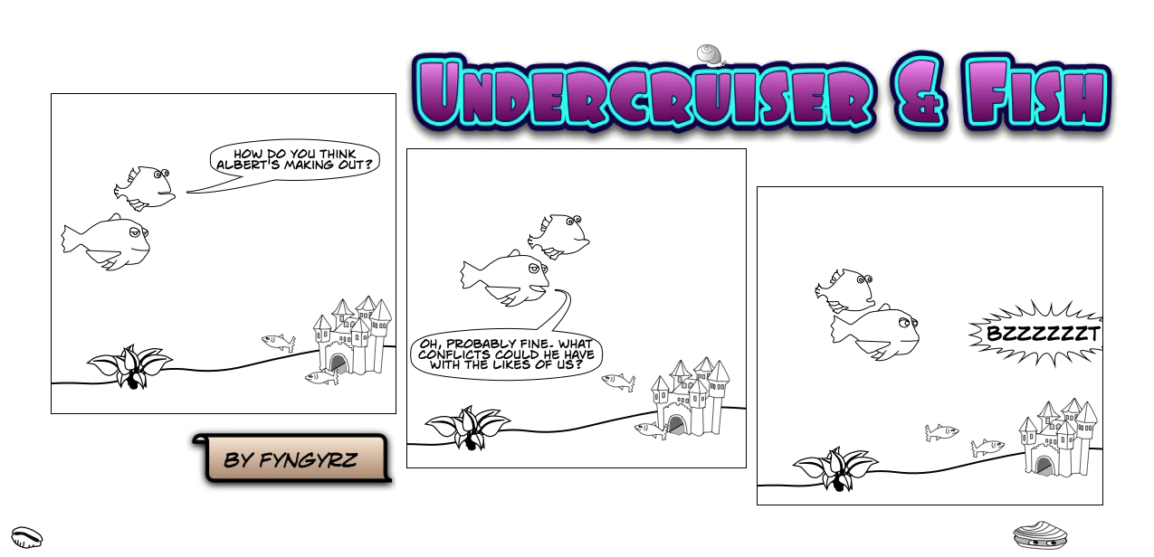 This is an image containing comic strip, a visual joke. Sorry.