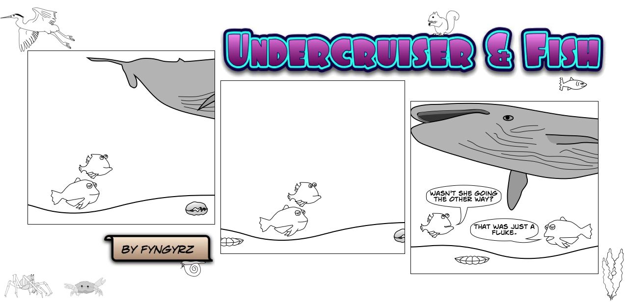 This is an image containing comic strip, a visual joke. Sorry.