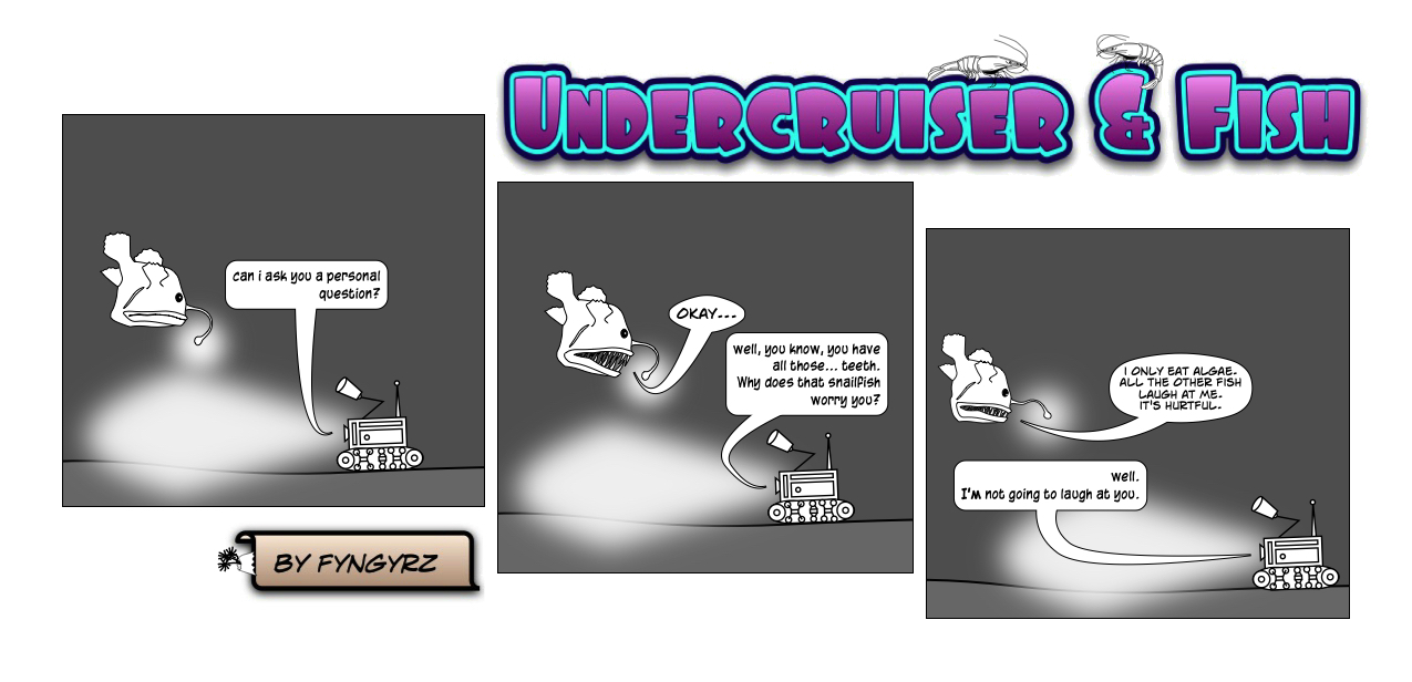 This is an image containing comic strip, a visual joke. Sorry.