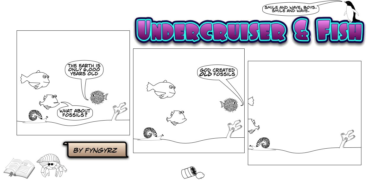 This is an image containing comic strip, a visual joke. Sorry.