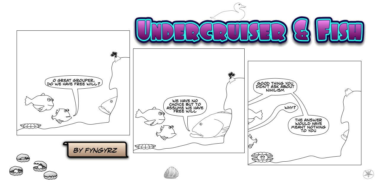 This is an image containing comic strip, a visual joke. Sorry.