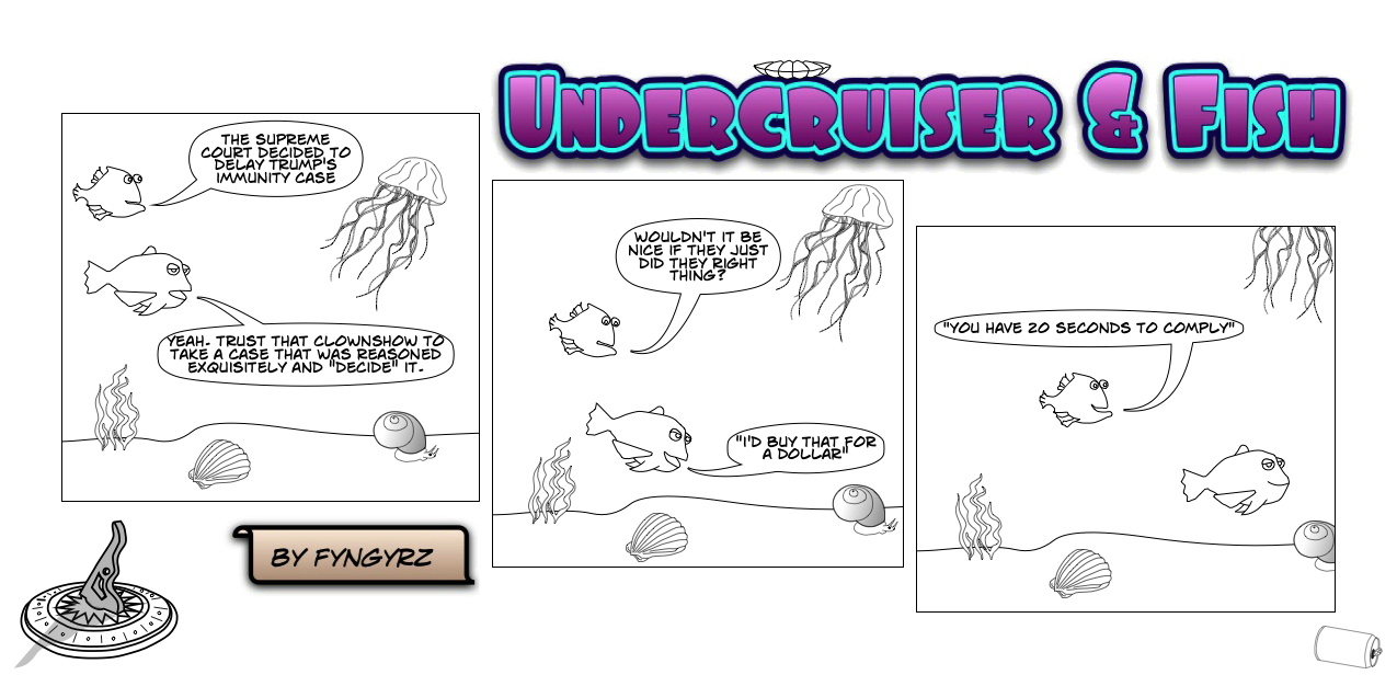 This is an image containing comic strip, a visual joke. Sorry.