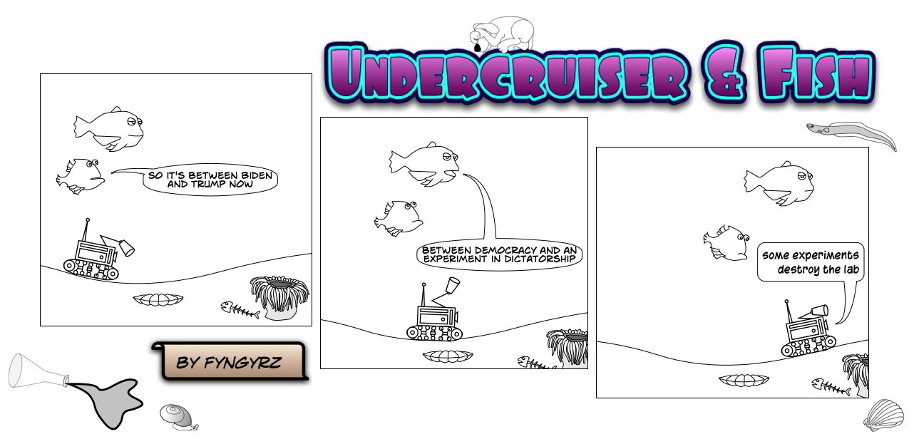 This is an image containing comic strip, a visual joke. Sorry.