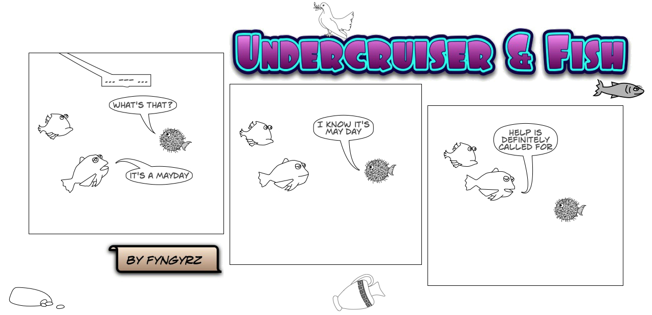 This is an image containing comic strip, a visual joke. Sorry.