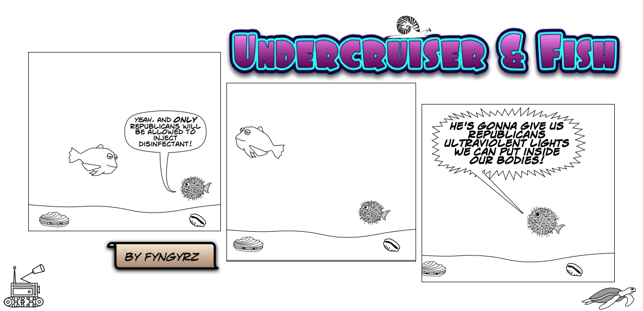 This is an image containing comic strip, a visual joke. Sorry.