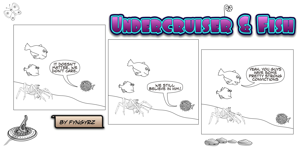 This is an image containing comic strip, a visual joke. Sorry.