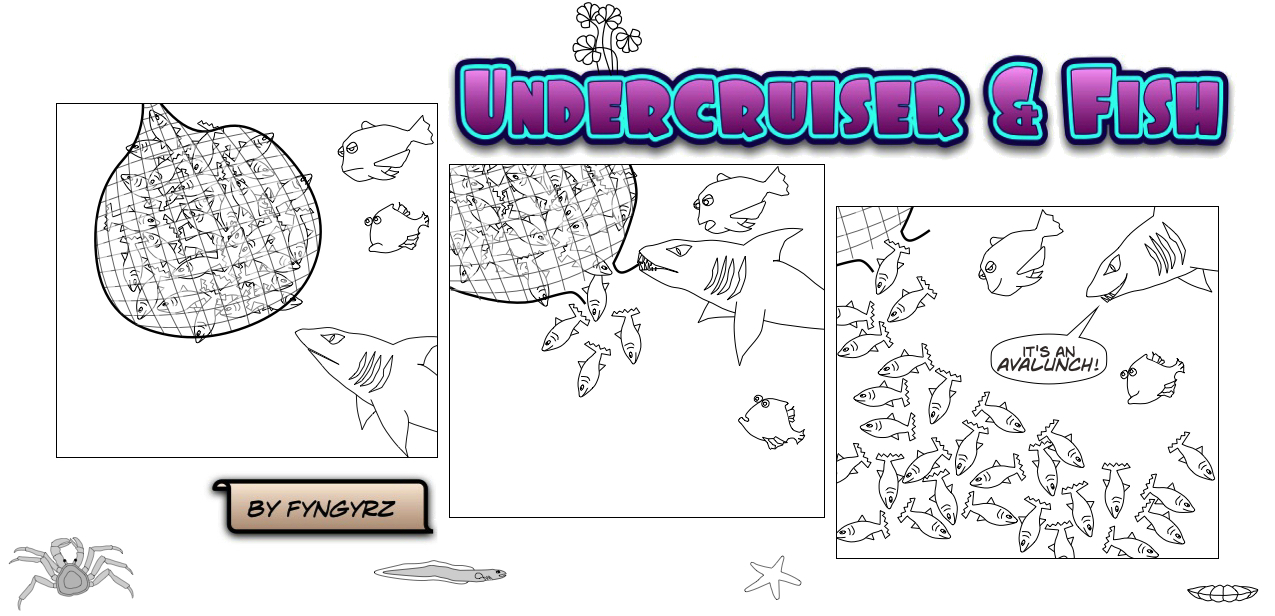 This is an image containing comic strip, a visual joke. Sorry.