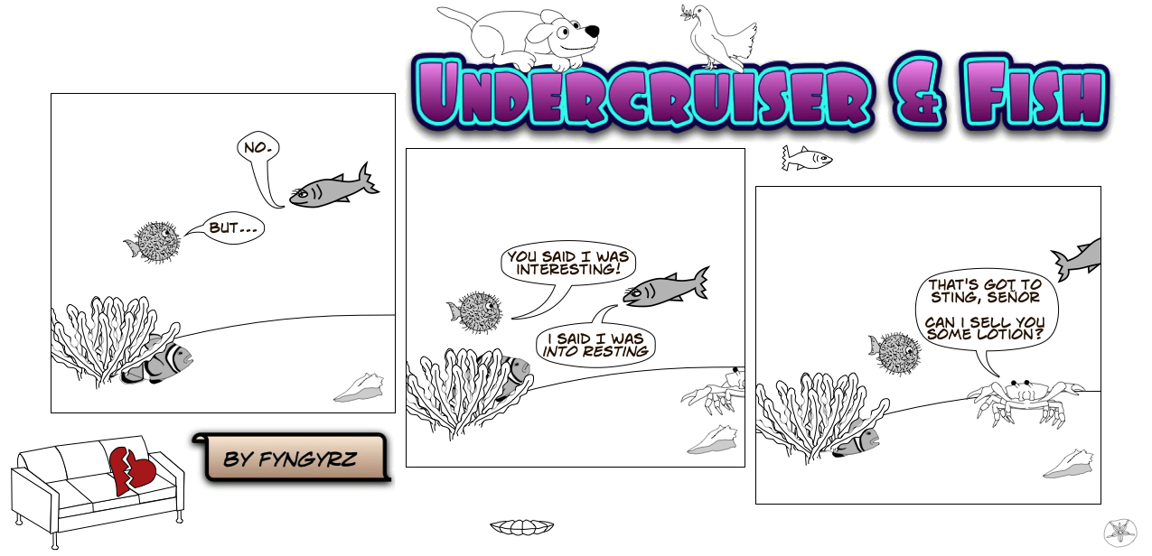 This is an image containing comic strip, a visual joke. Sorry.