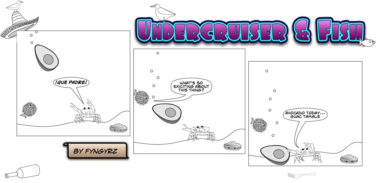 This is an image containing comic strip, a visual joke. Sorry.