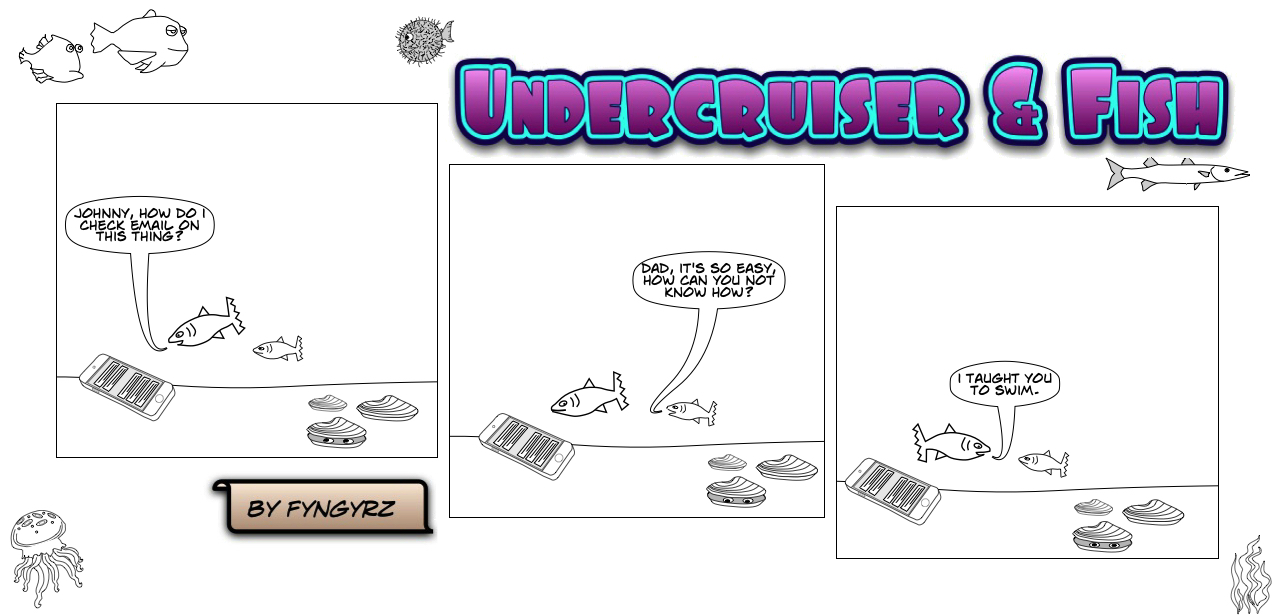 This is an image containing comic strip, a visual joke. Sorry.