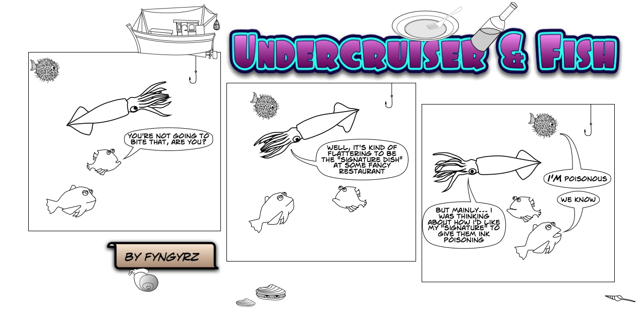 This is an image containing comic strip, a visual joke. Sorry.