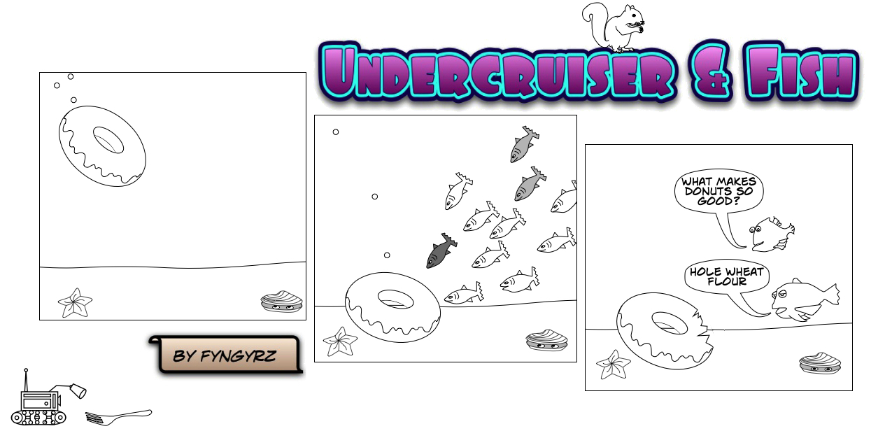 This is an image containing comic strip, a visual joke. Sorry.