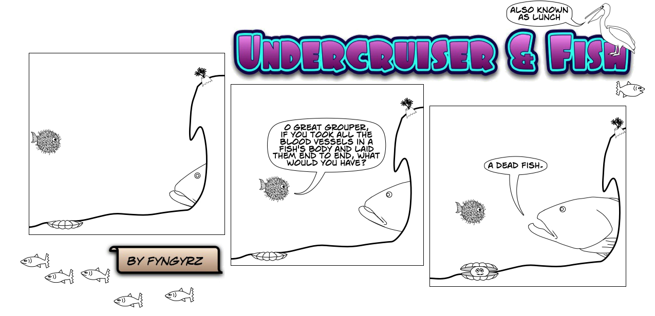 This is an image containing comic strip, a visual joke. Sorry.