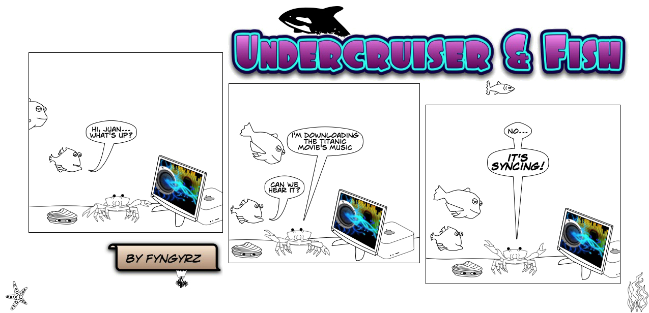 This is an image containing comic strip, a visual joke. Sorry.