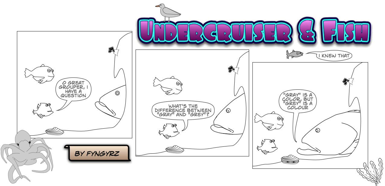 This is an image containing comic strip, a visual joke. Sorry.