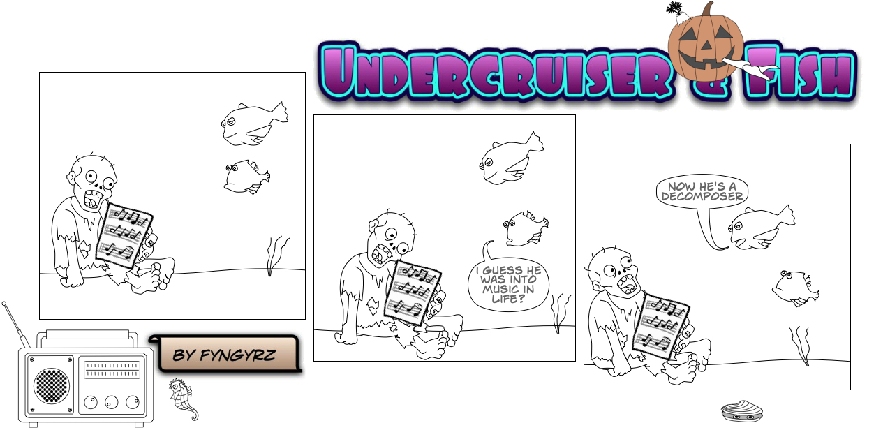 This is an image containing comic strip, a visual joke. Sorry.